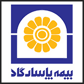 تصویری از لوگوی پاسارگاد که به رنگ آبی و زرد