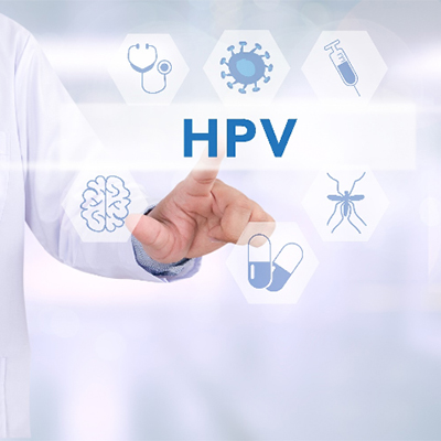 آزمایش زگیل تناسلی یا HPV که به صورت پوستر است