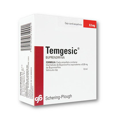 تصویری از جعبه قرص Temgesic