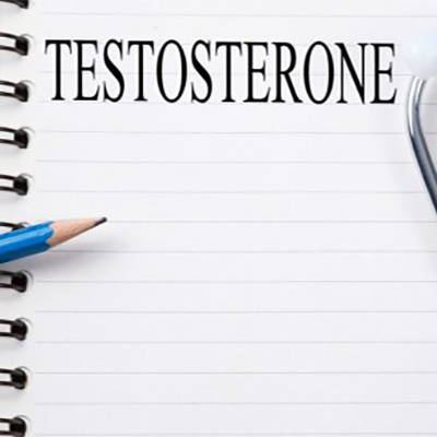 نصویری از یک کاغذ که روی آن نوشته شده Testosterone
