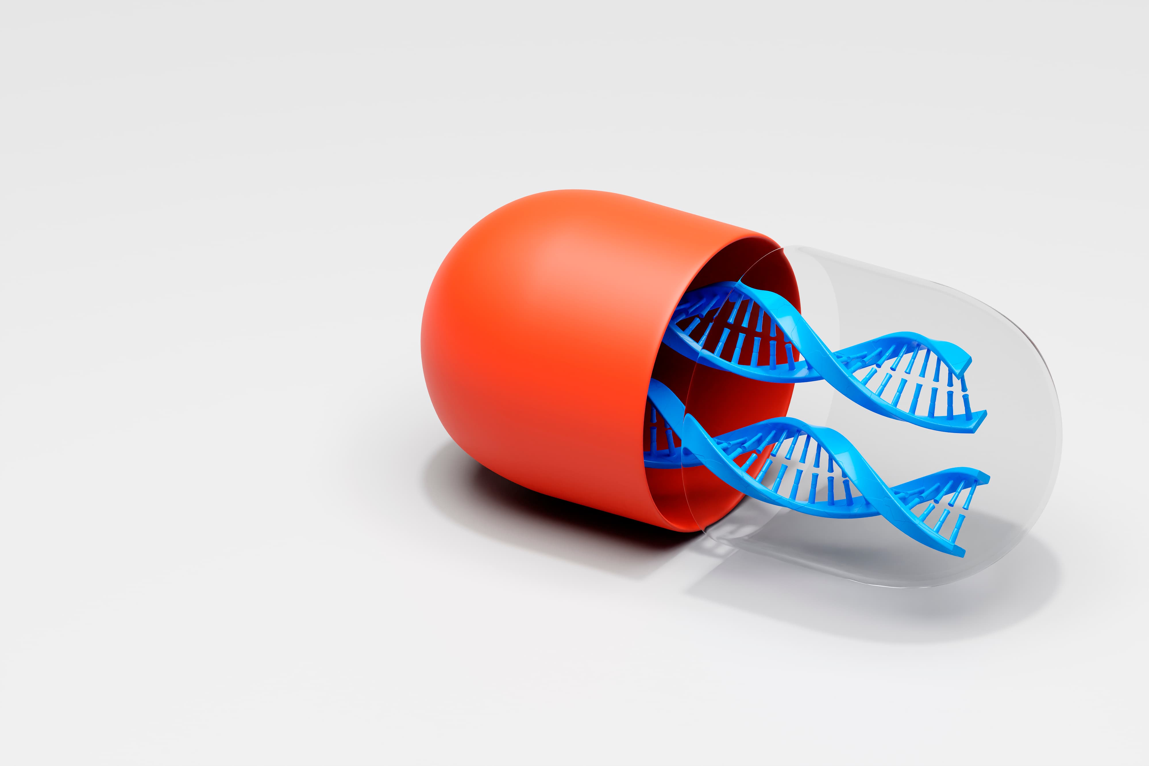 قرص ژنتیک نماد درمان بیماری های ژنتیکی