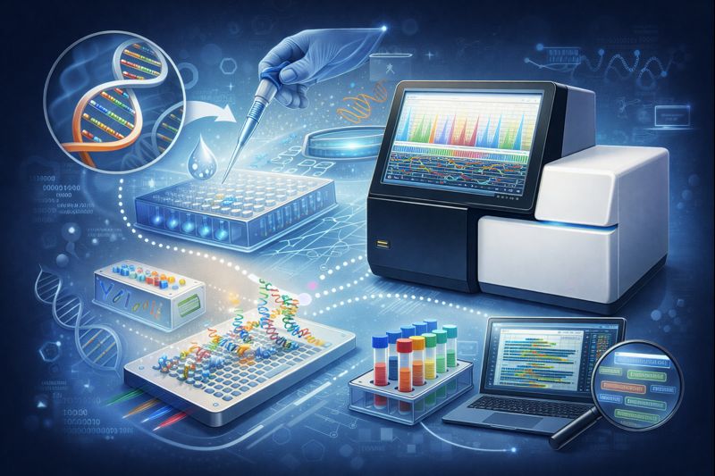 تکنیک پیشرفته NGS برای بررسی بیماری های ژنتیکی